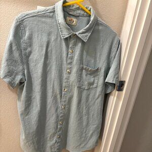 Marine Layer Classic Stretch Selvage Shirt Large